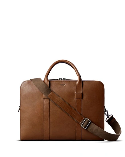 Shinola Men's Guardian Heritage Leather Laptop Briefcase In Brown