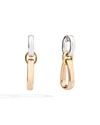 POMELLATO ICONICA TRICOLOR 18K GOLD PENDANT EARRINGS,PROD152730174