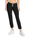 Monrow Super Soft Vintage Drawstring Sweatpants In Black