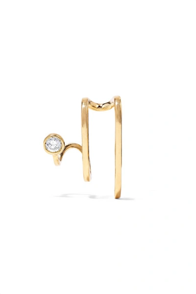 Ana Khouri Amelie 18-karat Gold Diamond Earring