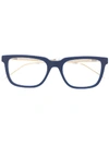 Gucci Square Frame Glasses In Blue