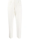 HAIDER ACKERMANN CROPPED CORDUROY TROUSERS