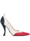 THOM BROWNE BROGUE-DETAIL 100MM PUMPS