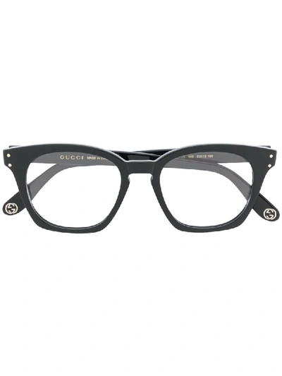 Gucci Square Frame Glasses In Black