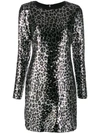 MICHAEL MICHAEL KORS SEQUIN EMBROIDERED PARTY DRESS