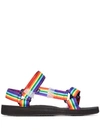 ARIZONA LOVE RAINBOW TREKKY RIBBON SANDALS