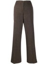 THEORY CHECK PRINT TROUSERS