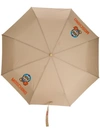 MOSCHINO TEDDY足球员图案雨伞
