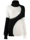 GIANLUCA CAPANNOLO RIBBED ROLL NECK JUMPER