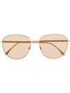 FENDI AVIATOR FRAME SUNGLASSES