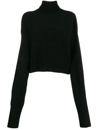 Andrea Ya'aqov Loose Fit Jumper In Black