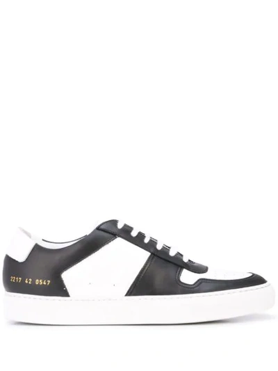 Common Projects 双色低帮板鞋 In Black