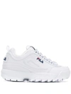 Fila White Polyester Sneaker In White