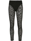 ADAM SELMAN SPORT STAR-PRINT LEGGINGS