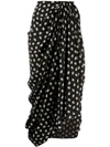 ISABEL MARANT FLORAL PRINT MIDI SKIRT