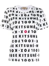 MAISON KITSUNÉ ALL OVER LOGO PRINT T-SHIRT