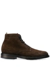 OFFICINE CREATIVE ANKLE LACE-UP BOOTS