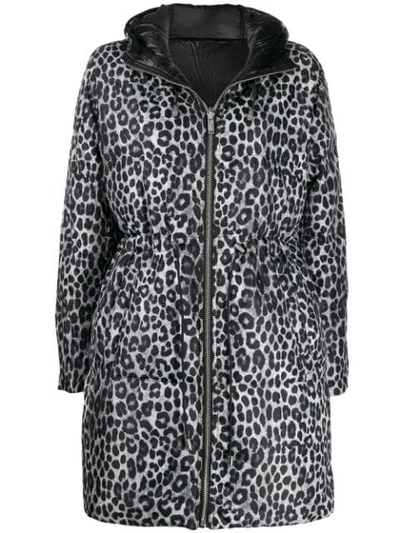MICHAEL MICHAEL KORS LEOPARD PRINT PUFFER JACKET