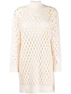 FENDI MESH KNITTED DRESS