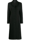 Kwaidan Editions Single-breasted Wool Coat In Black