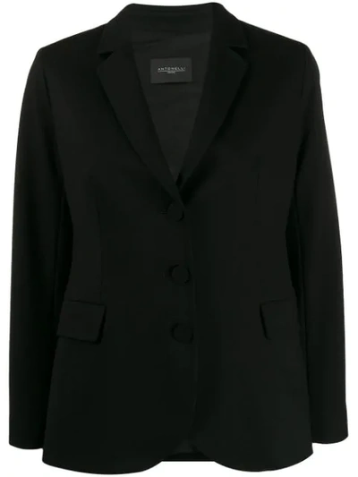 Antonelli Single Breasted Jacket In Black