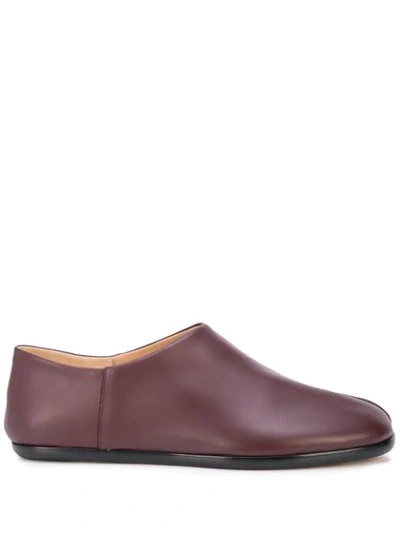 Maison Margiela Tabi Slip In Burgundy