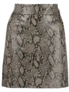 FRAME SNAKE-PRINT MINI SKIRT