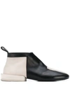 MARSÈLL TWO-TONE SLIP-ON ANKLE BOOTS