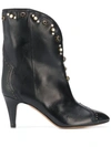 ISABEL MARANT DYTHEY 75MM EMBELLISHED ANKLE BOOTS