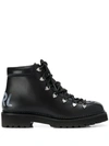 Karl Lagerfeld Kombat Ii Ankle Boots In 999 Black