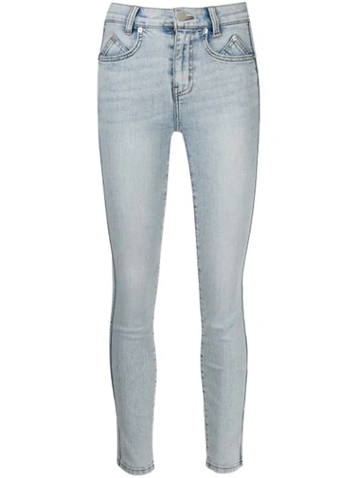 Current Elliott The Stiletto High-rise Skinny Jeans In Blue