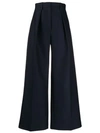 JACQUEMUS PLEATED DETAILS PALAZZO TROUSERS