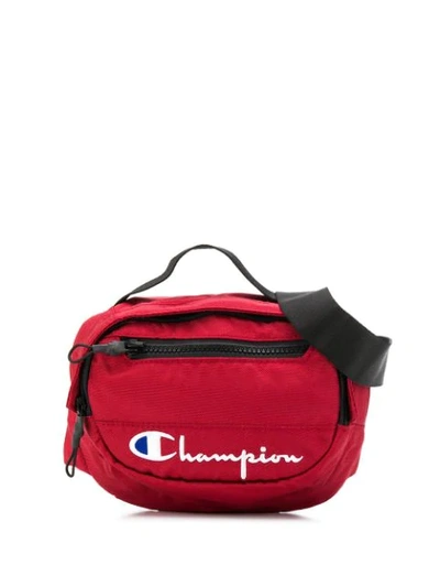 Champion Logo刺绣腰包 In Rdd Red