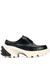 ALYX CHUNKY TWO TONE DERBY SHOES