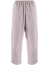 APUNTOB CRINKLE-EFFECT TRACK PANTS