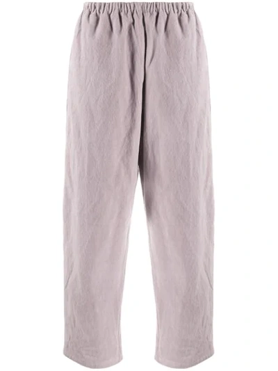 Apuntob Crinkle-effect Track Trousers In Pink