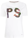 PS BY PAUL SMITH EMBELLISHED PS-PRINT T-SHIRT