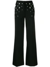 Christopher Kane Crystal-embellished Trousers In Black