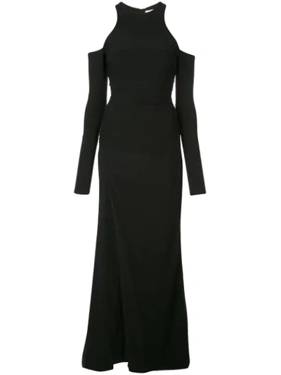 Cinq À Sept Women's Rosalina Cold-shoulder Jersey Gown In Black