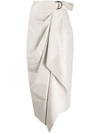 ISABEL MARANT ASYMMETRIC WRAP SKIRT