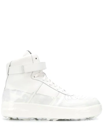 424 Rubber-dipped High-top Trainers In White