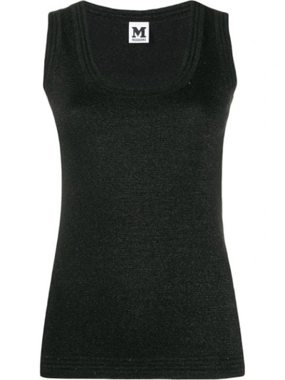 M Missoni Slim Fit Tank Jumper In L900j Black