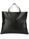 JIL SANDER LARGE TOP HANDLES TOTE