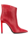 JUST CAVALLI POINTED ANKLE BOOTS