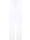 Vilebrequin Drawstring Straight-leg Trousers In White