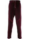 JUST CAVALLI PANELLED LOGO PATCH TRACK PANTS