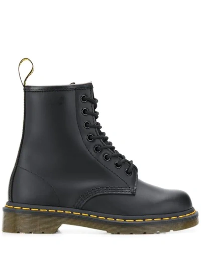Dr. Martens 1460 Women's Smooth Leather Lace Up Boots In Black