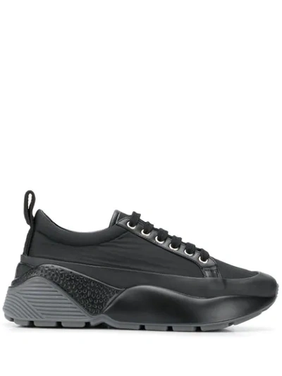 Stella Mccartney Oversized Lace-up Trainers In Nero
