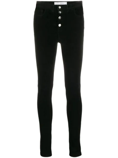 Iro Skinny Leather Trousers In Black