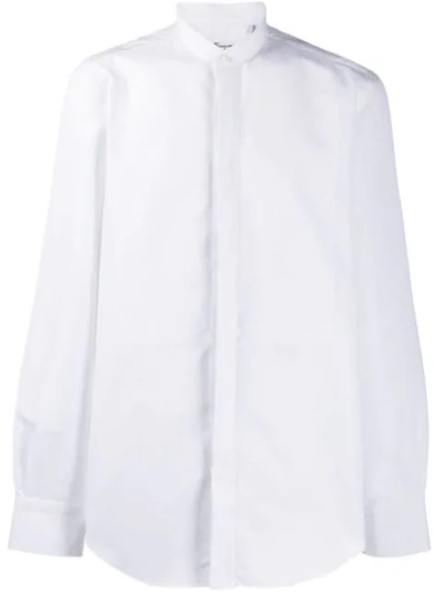 Finamore 1925 Napoli 中式领衬衫 In White